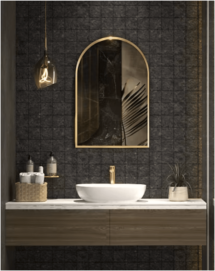 Non lighted mirror cabinets